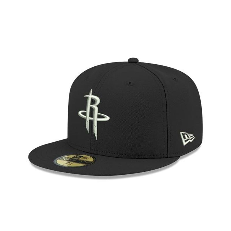 NBA Houston Rockets Basic 59Fifty Fitted (USD5465) - Black New Era Caps